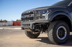 Ford F-150 Raptor Front Bumper - Addictive Desert Designs - ADD PRO Bolt-On - Hammer Black with Satin Black Panels - `17-`19 Ford F-150 Raptor Front Bumper - Addictive Desert Designs - ADD PRO Bolt-On - Hammer Black with Satin Black Panels - `17-`19
